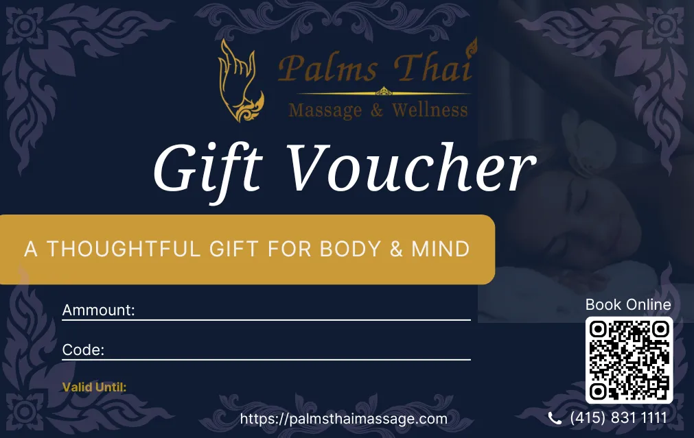 Palms Thai Massage & Wellness gift voucher