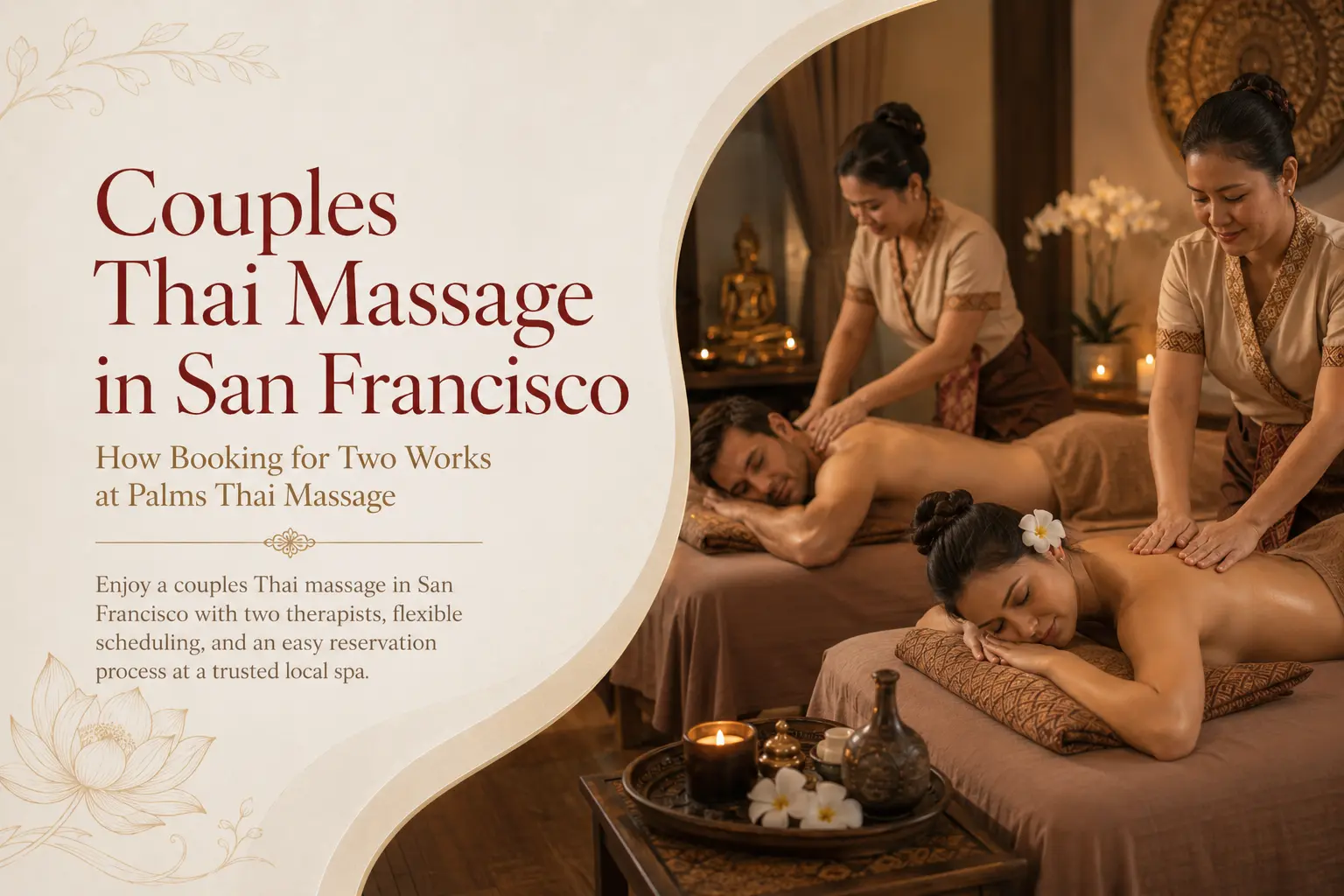 Couples Thai massage San Francisco